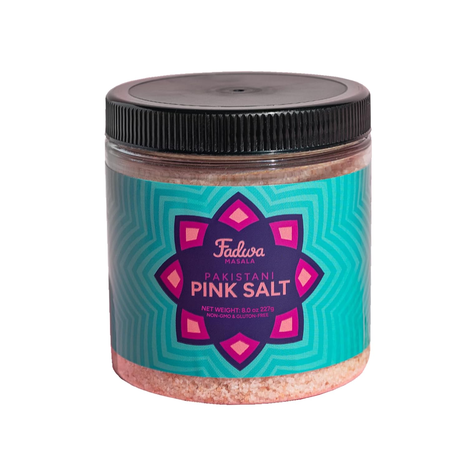 Fadwa Masala Pakistani Pink Salt - 8 oz Jar, Authentic Desi Spices for Pakistani & Indian Cooking, Himalayan Salt - No Artificial Ingredients - Gluten Free