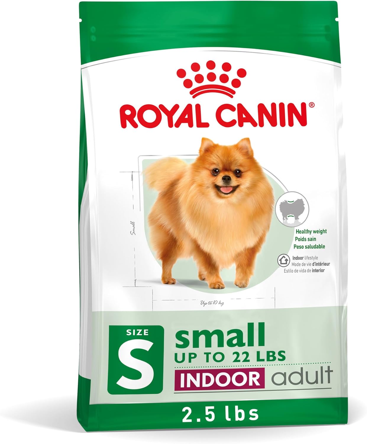 Royal Canin Size Health Nutrition Small Indoor Adult Dry Dog Food, 2.5 lb bag