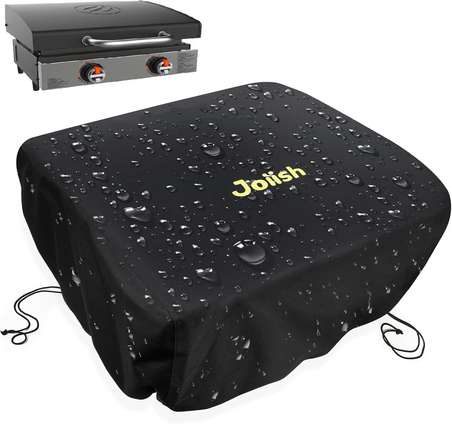 22 inch Griddle Cover for Blackstone Griddle with Hood, 600 D Waterproof Tabletop Grill Cover, Outdoor BBQ Machine Protector, Fits Model 1813, 1814, 1666 (New Version)