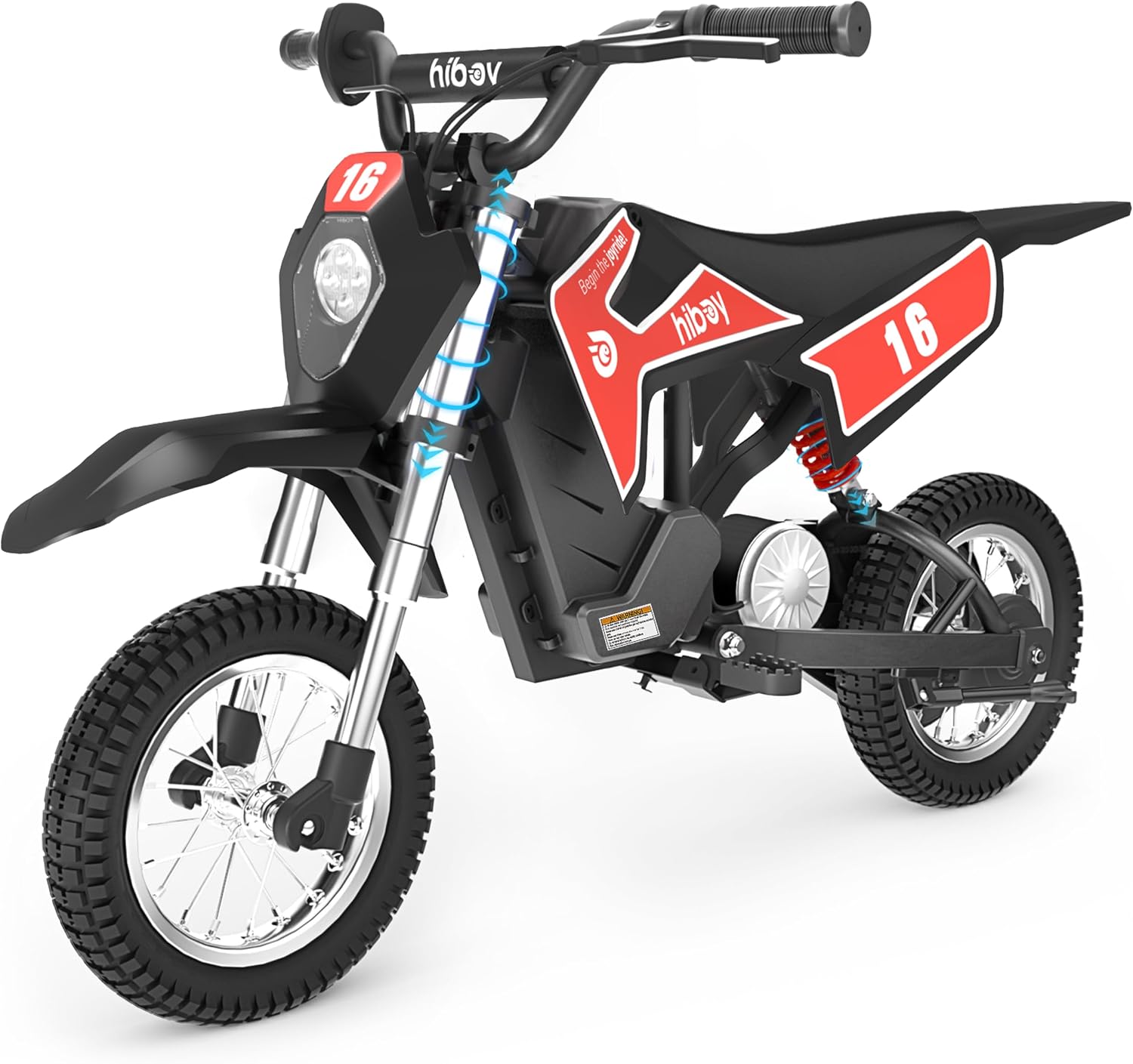 Hiboy DK1 36V Electric Dirt Bike for Kids, 300W & 15.5 MPH, Ages 3-10