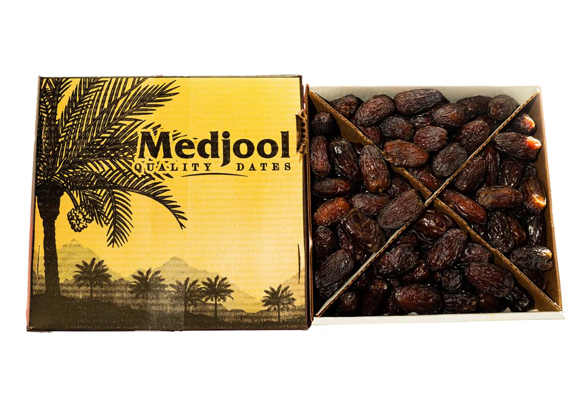 5 Pounds Of Dates Pitted No Added Sugar, Non GMO, Kosher Certified,Healthy Snack for Kids & Adults