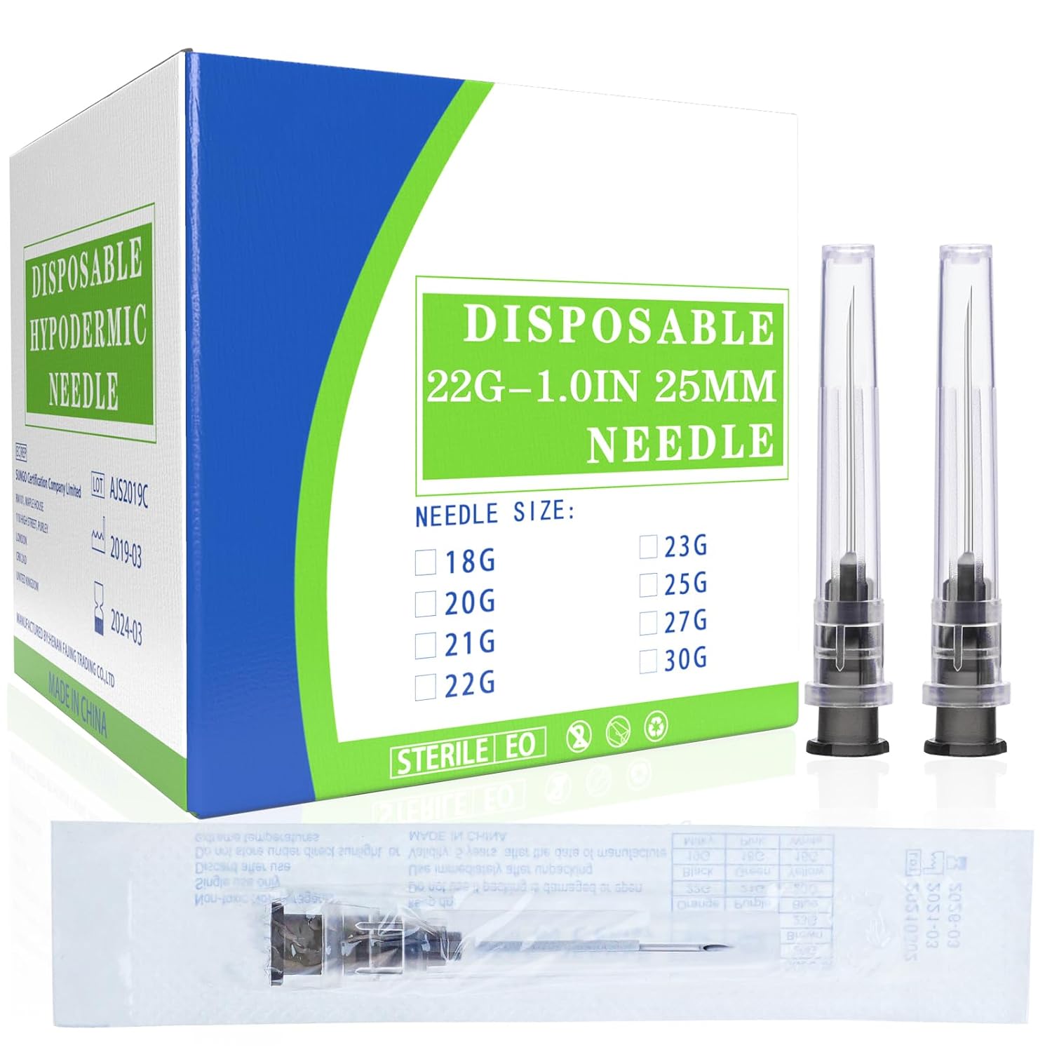 100 Pack 22 Gauge 1.5 Inch Lab Accessories, Individually Packaged.