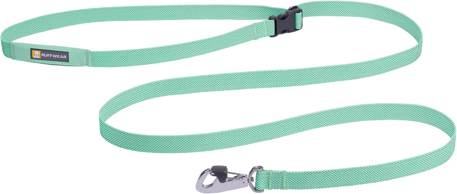 Ruffwear, Flag line Dog Leash, Lightweight Lead with Hands-Free, Waist-Worn Option, Sage Green