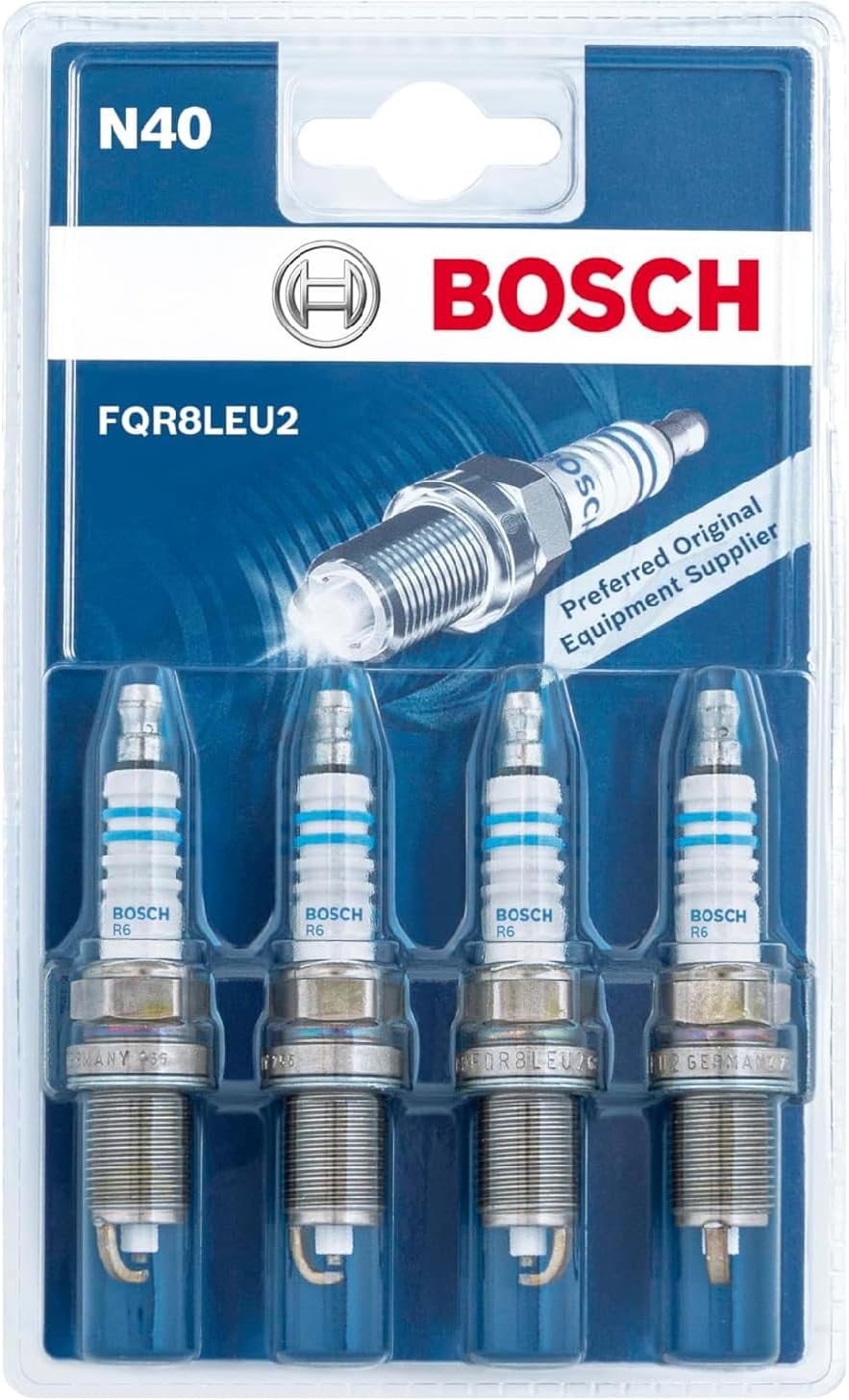 Bosch 0242230806 (N40), Spark Plug Set of 4 - for a Reliable Gasoline Engine Start and Long Service Life - with Robust Design