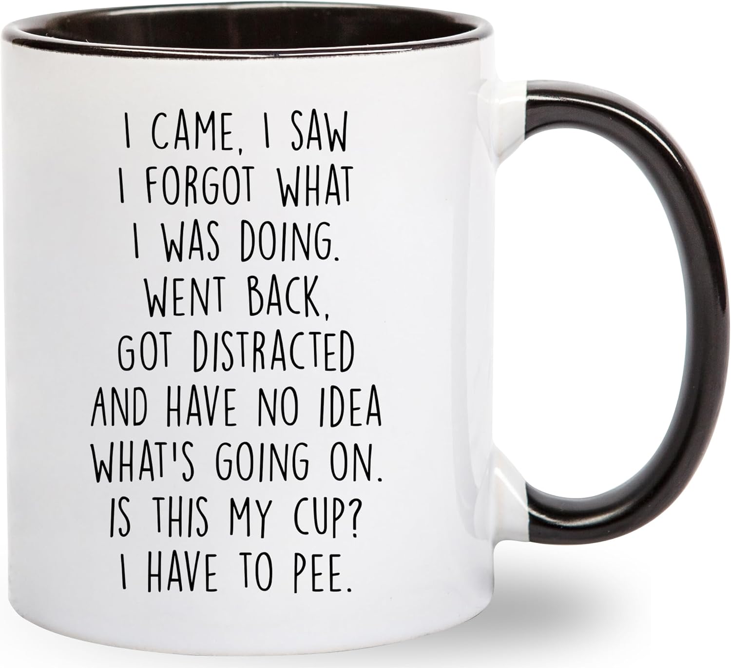 I Came I Saw I Forgot What I Was Doing Coffee Mug - Funny Senior Citizens Sarcastic Gifts Old People Elderly Mom Dad Grandma Grandpa - Presents Mothers Day Fathers Day Birthday - 11 oz Novelty Cup