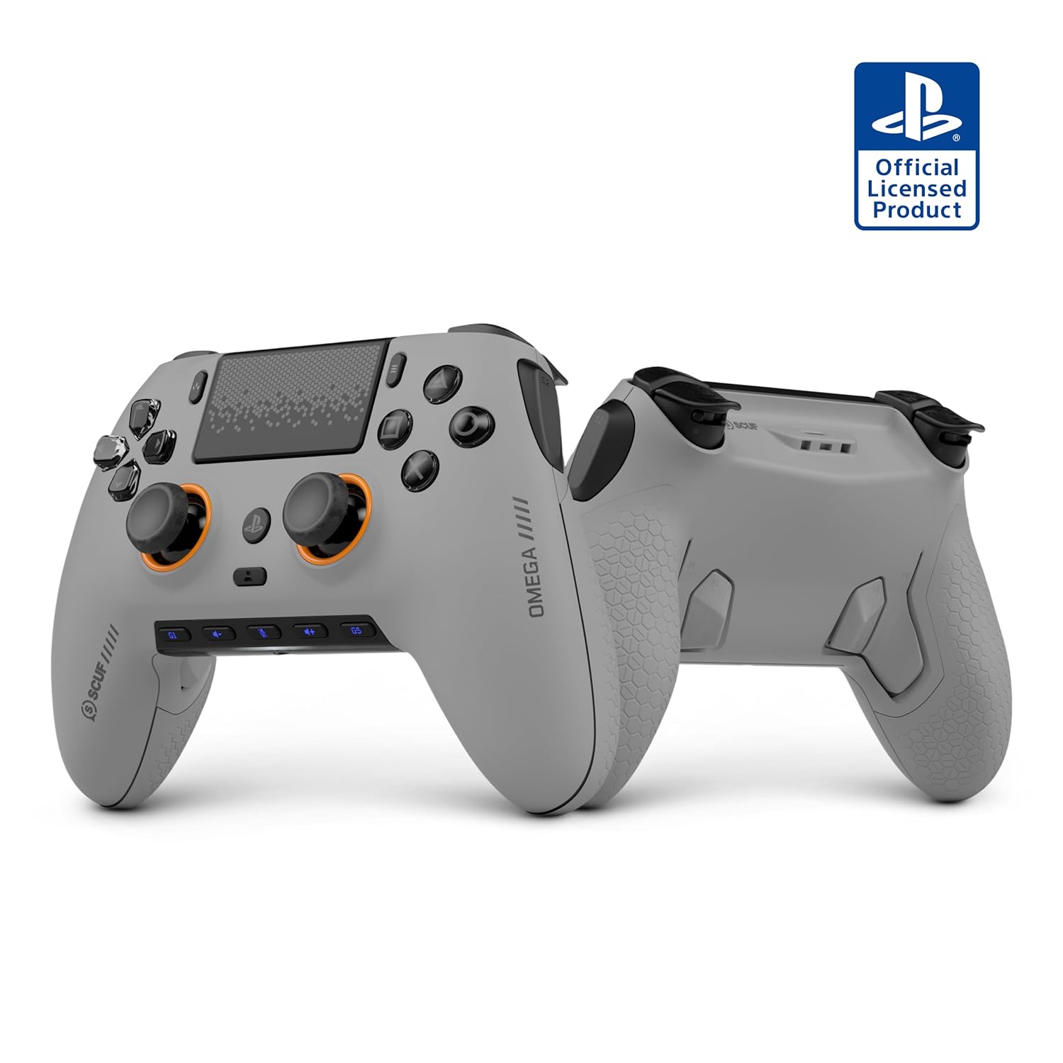 SCUF OMEGA PS5 Wireless Performance Controller – Officially Licensed, 11 Custom Inputs, Instant Triggers, Low Latency, TMR Durable Thumbsticks – Windows PC Compatible – Light Gray