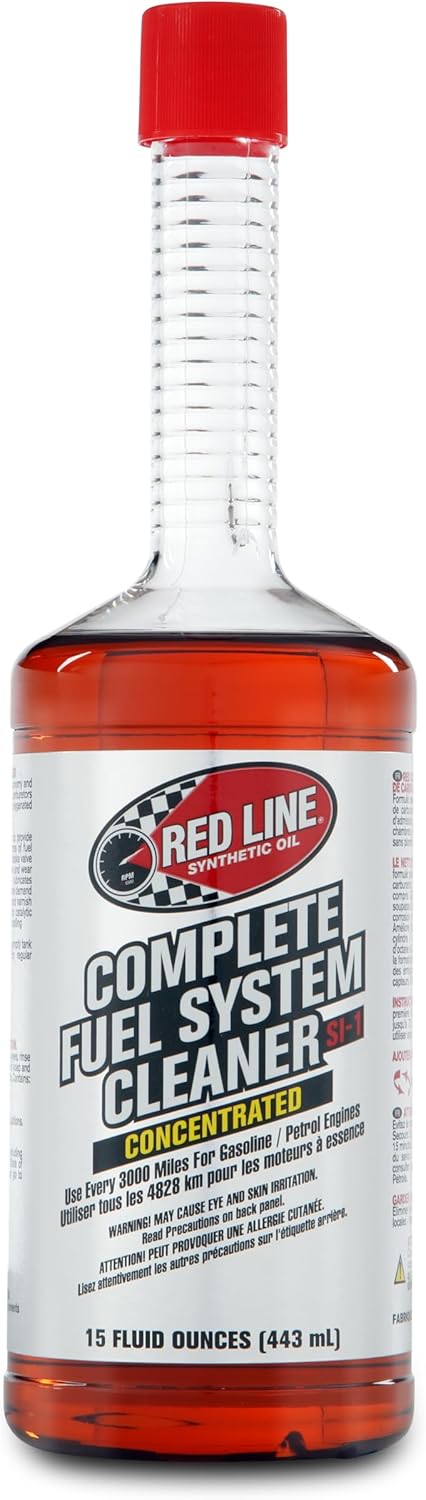 Red Line 60103 SI-1 Complete Fuel System Cleaner - 15 Ounce (2 Pack)