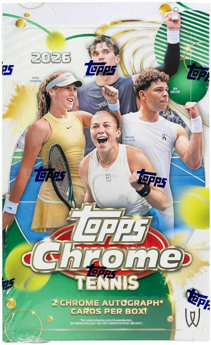 2026 Topps Chrome Tennis Hobby Box