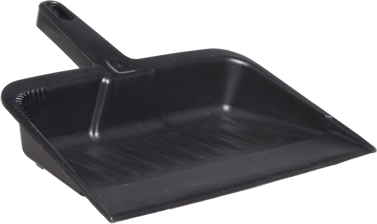 Rubbermaid Commercial Products 12.25, Heavy-Duty Dust Pan, Durable Plastic, Charcoal, Ideal for Industrial/Professional Debris Collection & Home Cleaning