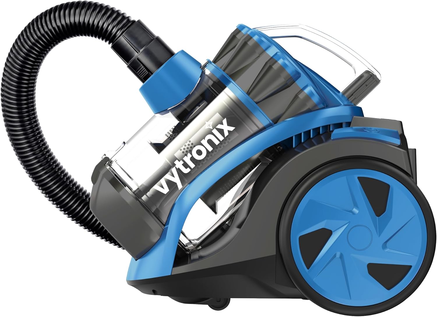 VYTRONIX CYL01 Bagless Cylinder Vacuum Cleaner, 800w High Power Motor, Compact and Lightweight, Cyclonic Vacuum and Carpet Cleaner with 4 stage HEPA Filter for removing Dust, Dirt and Allergens