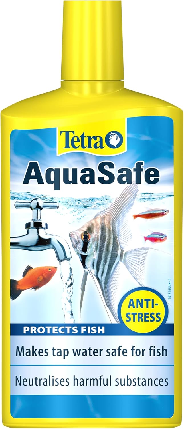 Tetra AquaSafe to Turn Tap Water into Safe and Healthy Water for Fish and Plants, 500 ml