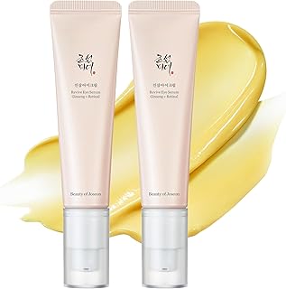 Beauty of Joseon Revive Eye Serum with Retinal Niacinamide Correction for Puffy Eye Bags Fine Lines Dark Circles Wrinkles, Korean Skin Care 30ml, 1 fl.oz, 2 Packs