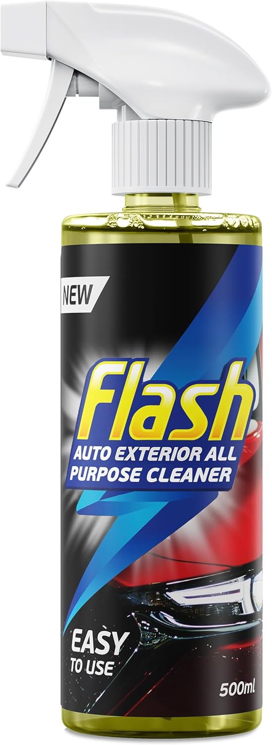 Flash Car Care Automotive All-Purpose Exterior Cleaner 500ml, Easy To Use Exterior Cleaner, Use For A Waterless Car Wash