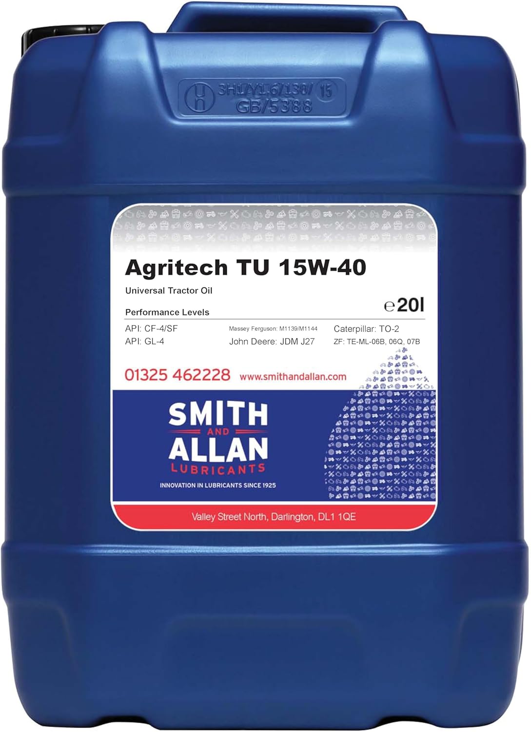 Super Universal Tractor Oil 15W-40 STOU SUTO 20 Litre 20L