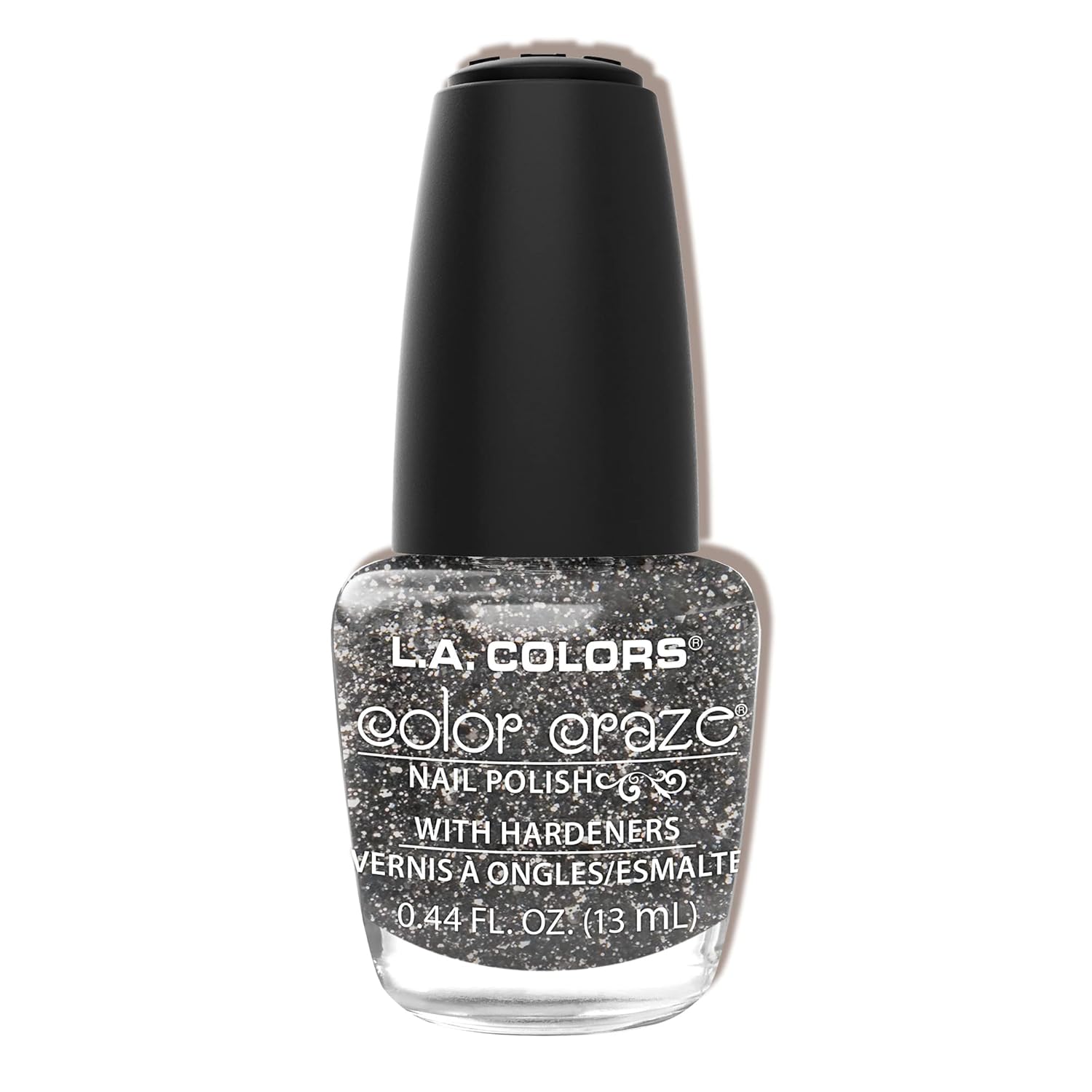 L.A. COLORS Color Craze Nail Polish, Sparkling Diamonds CNP446