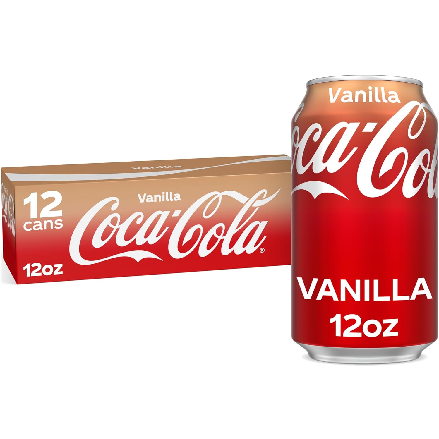 Coca-Cola Vanilla, 12 fl oz, 12 Pack
