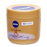 Nivea Body Cream for Dry Skin, 48 Hour Moisture, Cocoa Butter - 13.52 Fl Oz / 400 mL
