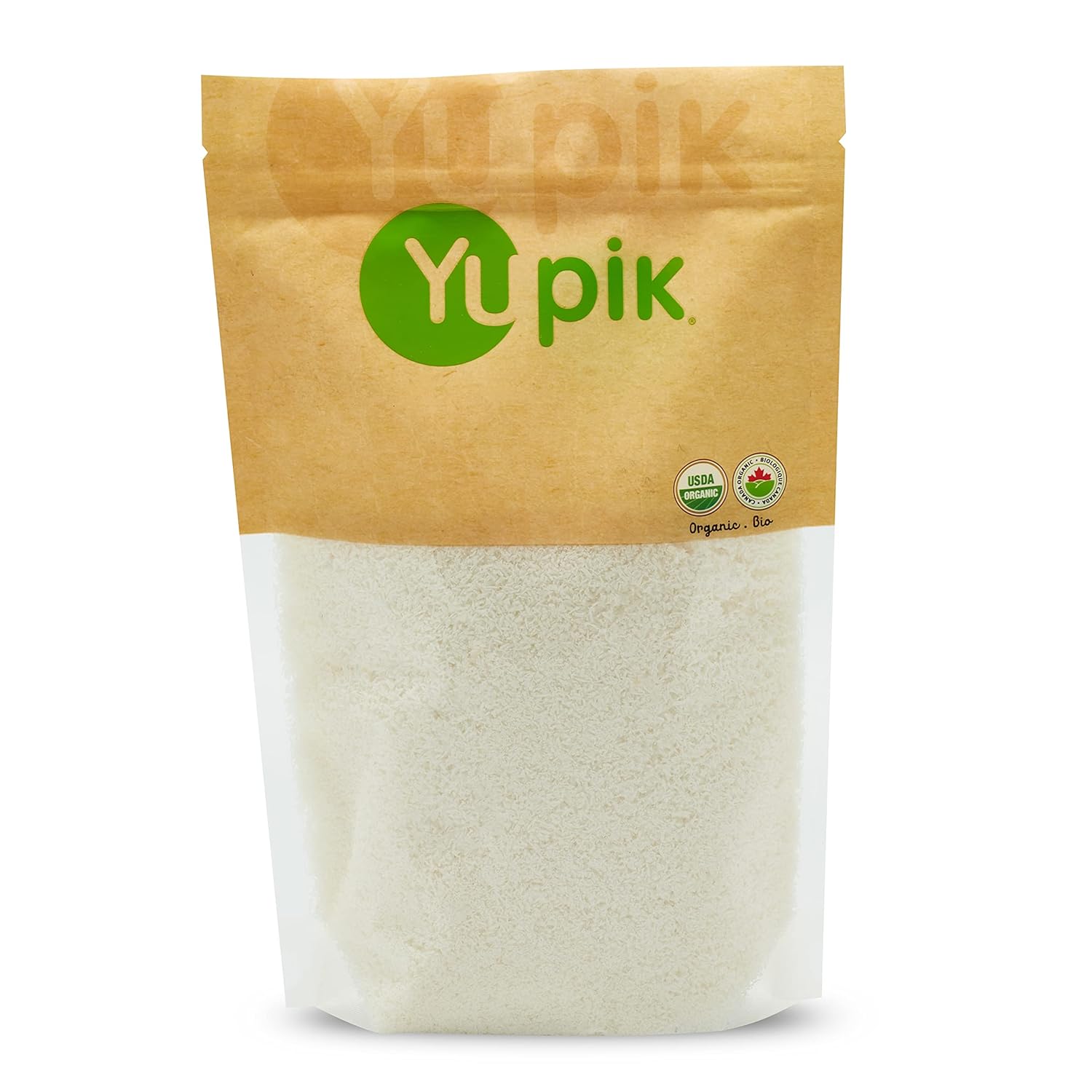 Yupik Organic Dried Desiccated Coconut, 1 lb, Non-GMO, Vegan, Gluten-Free, Pack of 1
