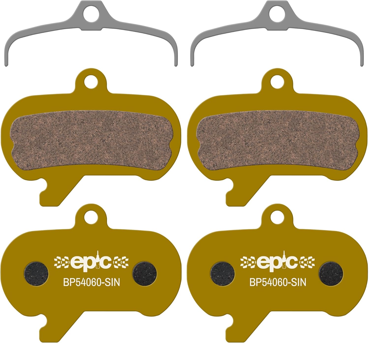 epic Disc Brake Pads for SRAM Maven Brakes | Organic, Resin, Sintered, Metal Options | High-Performance, Durable & Quiet | 2 Sets (Sintered)
