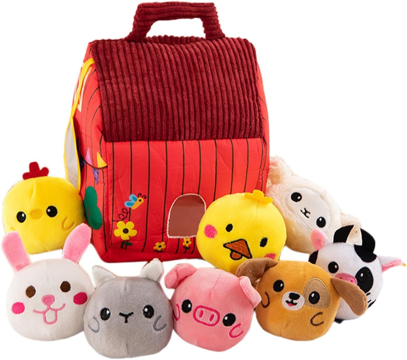 Colcolo Stuffed Farm Animals Dolls Mini Farmhouse Home Decor Toys Stuffed Animal Toys for Boys Girls Kids