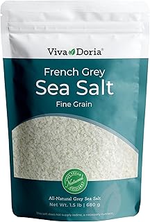 Viva Doria Sel Gris French Light Grey Sea Salt, 1.5 lb (24 oz)