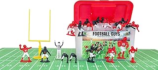 Kaskey Kids Football Guys – Red & White/Navy & White Inspires Kids Imaginations with Endless Hours of Creative, Open-Ended Play – includes 2 Teams & Accessories – 28 Pieces in Every Set!