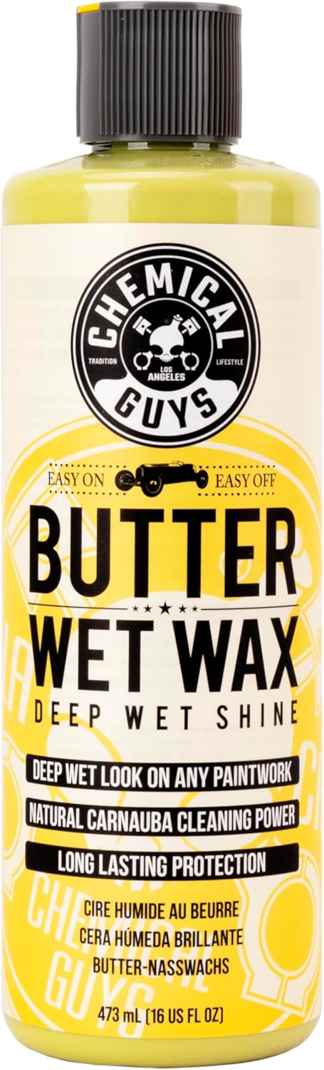 Chemical Guys WAC_201_16 - Vintage Series Butter Wet Wax (16 oz), Yellow