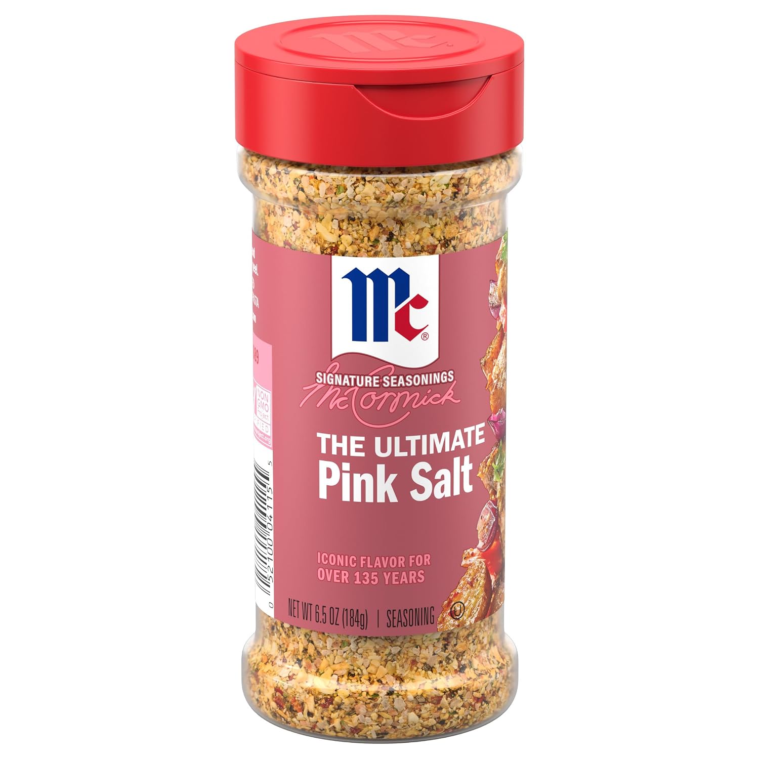 McCormick Himalayan Pink Salt with Black Pepper and Garlic All Purpose Seasoning, 6.5 oz
