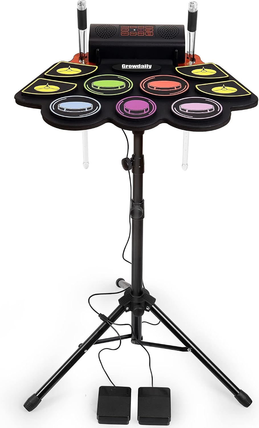 Electric Kids Drum Set,Electronic Drum Set Practice 9 Pads