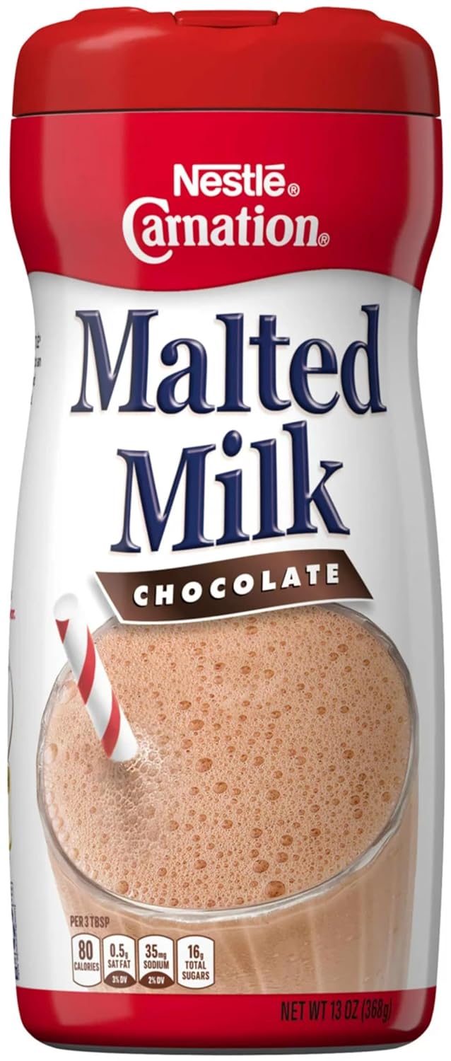 Carnation Malted Milk, Chocolate, 13-Ounce Jars (Pack of 3)