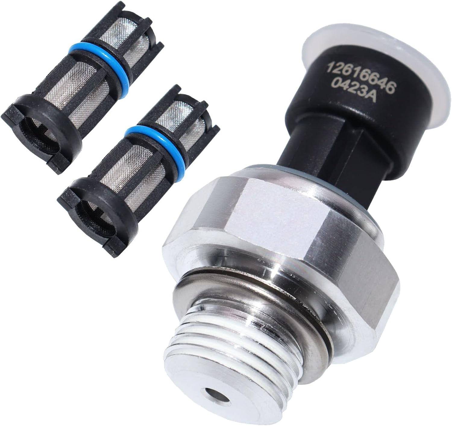 Engine OPS Oil Pressure Sensor Switch Sending Unit with Screen Filter D1846A Compatible with Chevrolet Chevy Silverado Suburban Tahoe GMC Yukon Sierra Cadillac Escalade Buick lacrosse 2003-2008