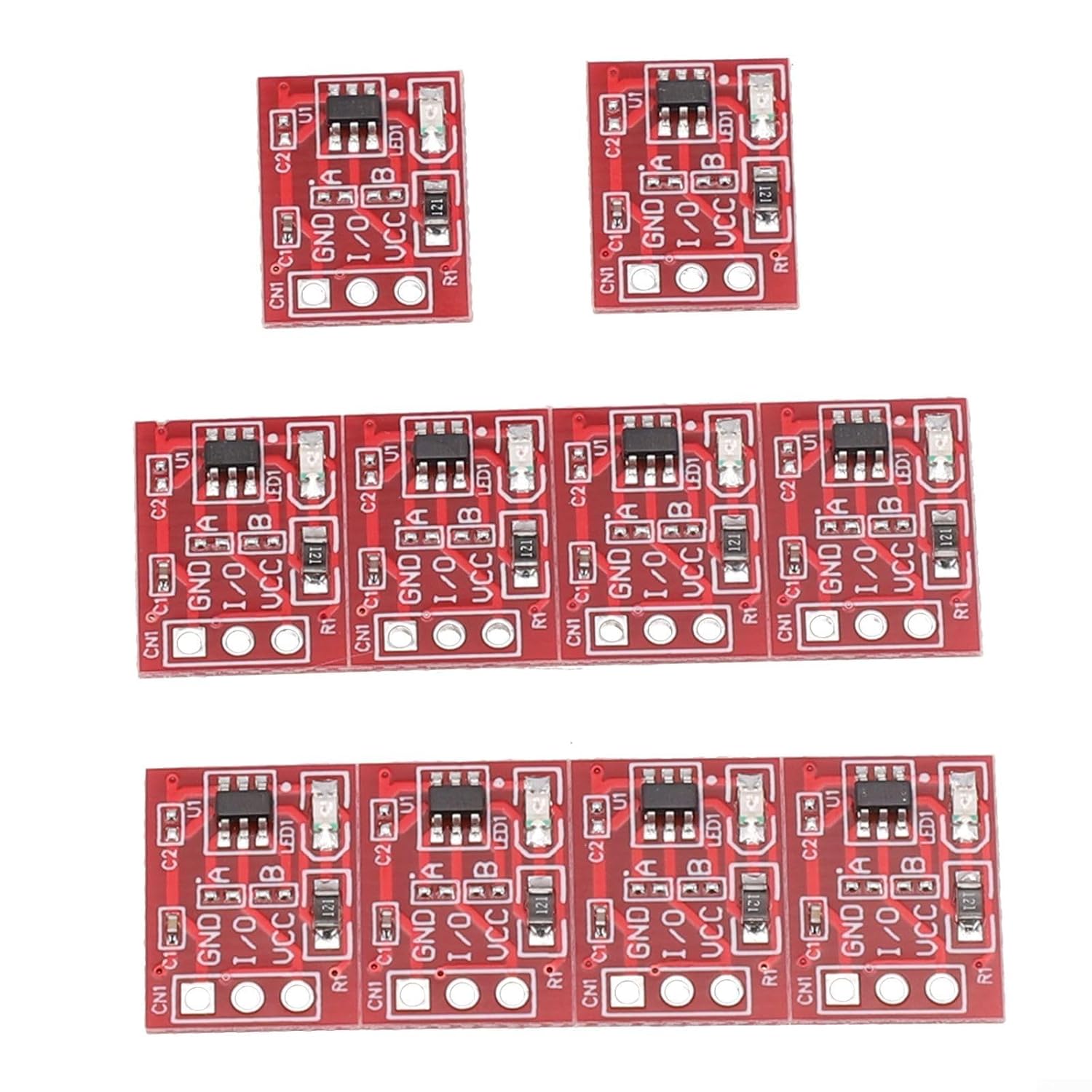 Ten Units of TTP223 Modular Switches Excellent Choice for Smart Home and Robotics Applications