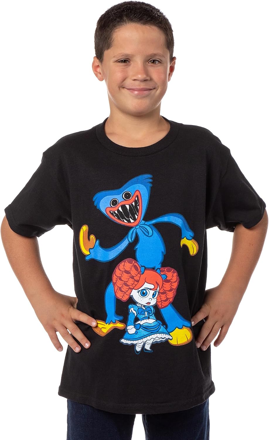 Mad Engine Poppy Playtime Boys' Poppy and Wuggy Character Graphic T-Shirt