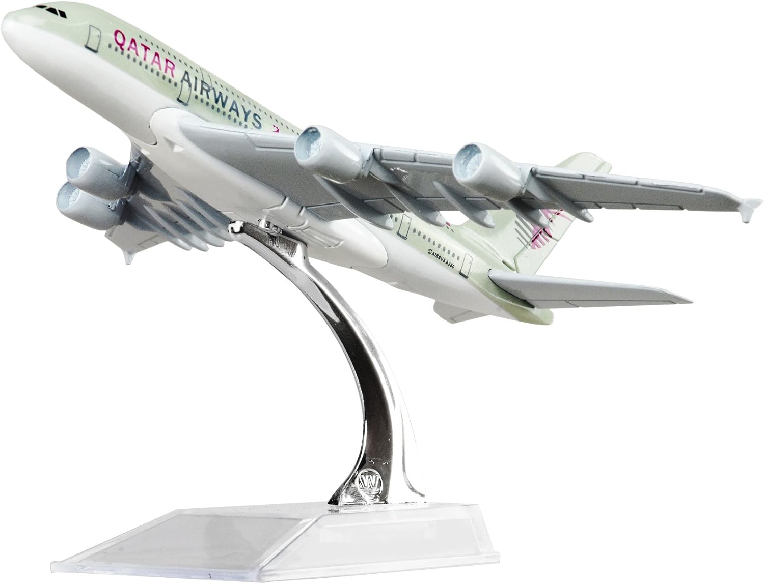 LEX ES Diecast Plane Model 1:400 scale Qatar Airbus A380 Airplane Model for Decoration or Gift