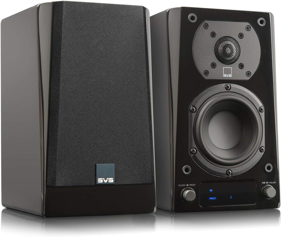 SVS Prime Wireless Speaker System (Pair) - Gloss Piano Black