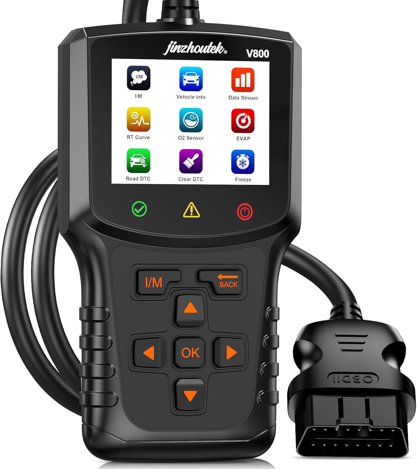 OBD2 Scanner Code Reader Tool: OBD Car Diagnostic Scan Tool - Auto Car Engine Fault Code Reader with Full OBD2 Functions - Diagnostic Machine Test Compatible with BMW Ford VW Audi All OBDII Vehicles
