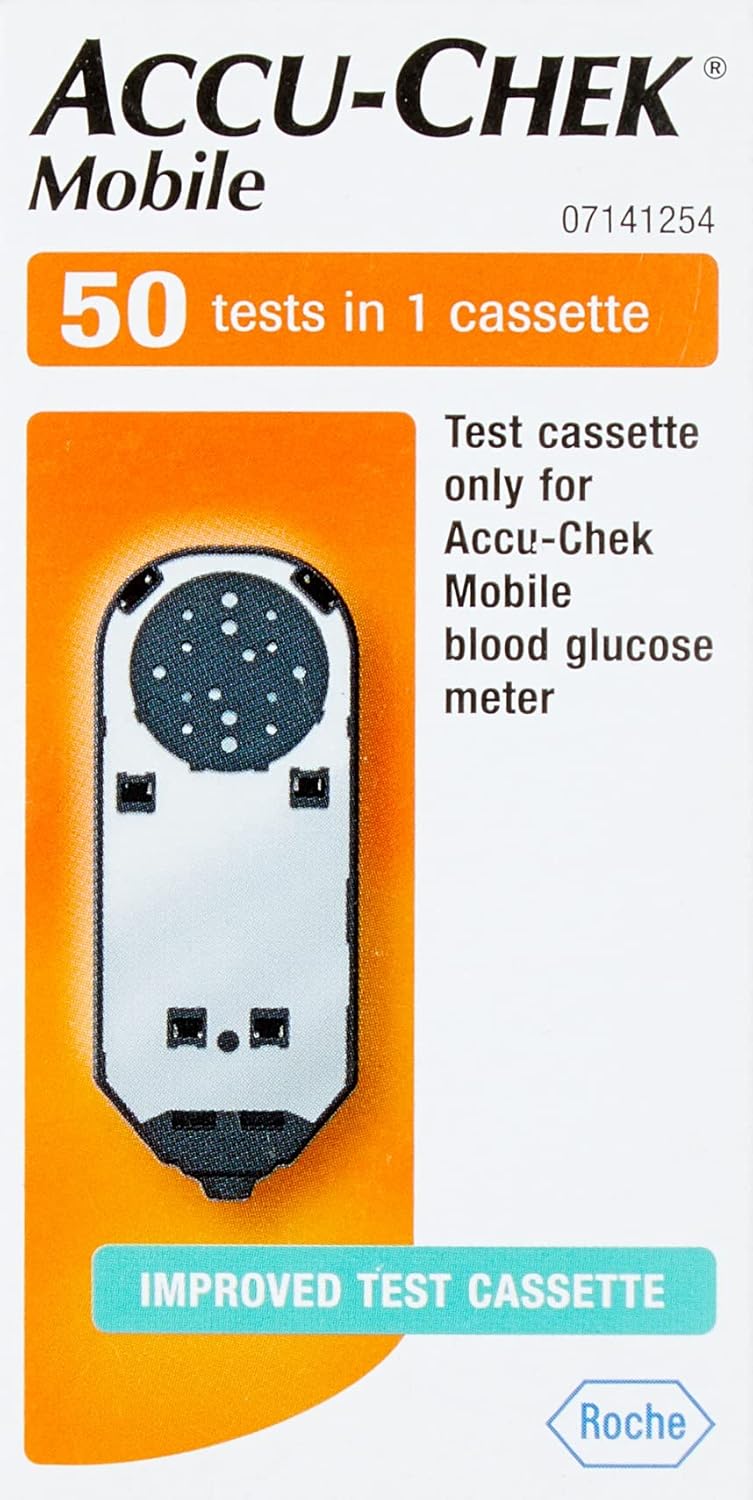 Accu-Chek 4026324 Mobile Test Cassette, 50 Test, 100g