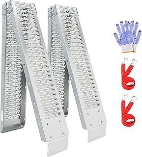 83" x 8.7" Steel Loading Ramps for Pickup Truck, Folding Heavy Duty Steel Truck Bed Ramps for Trailer, 960 lb Capacity, Motorcycle Ramp with Separated Ramp Kit for ATV, UTV, Trailer, Pack of 2