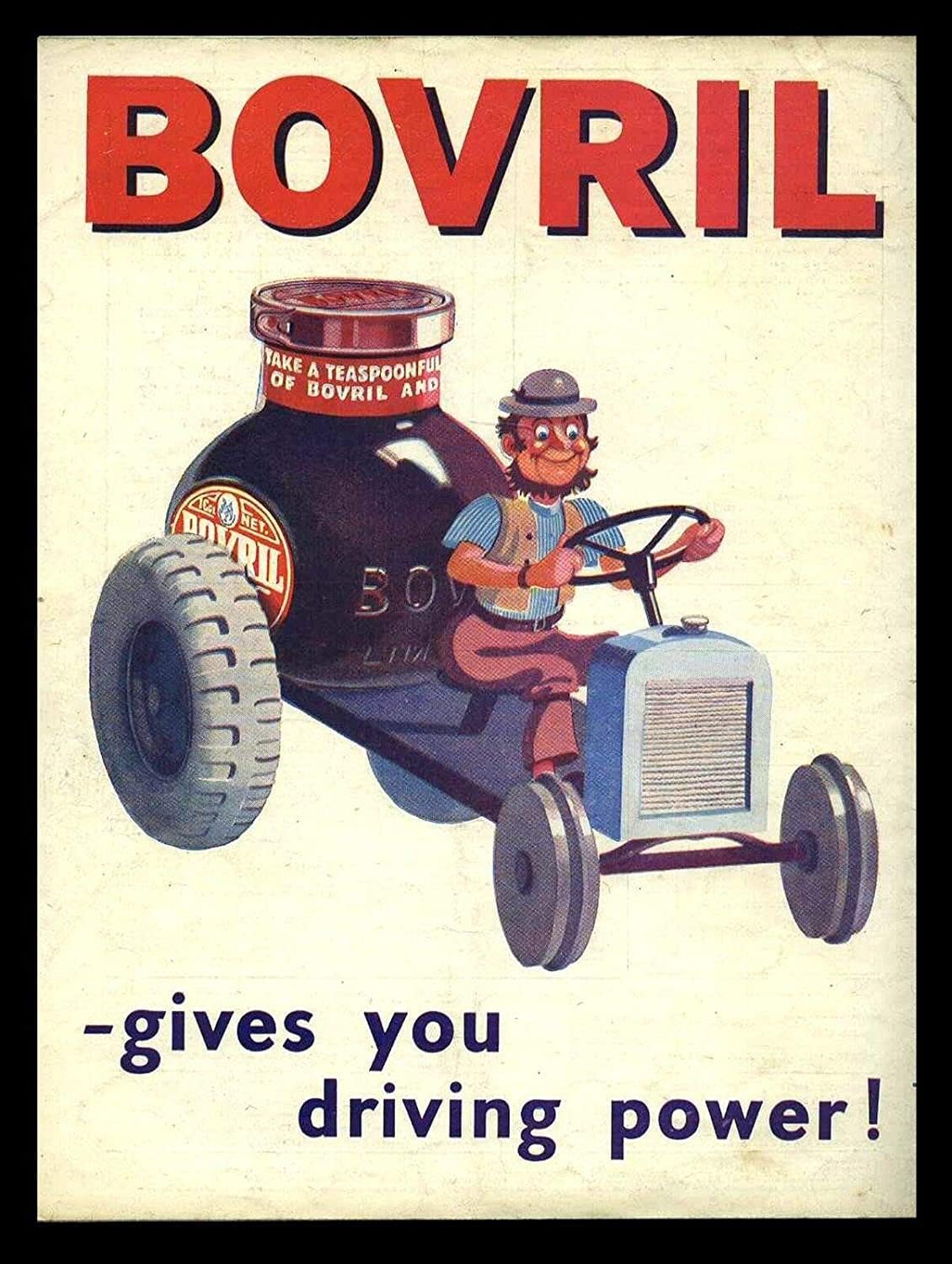 Bovril Wall Decorch Wall Decor Poster Metal Sign 8X12 Inches