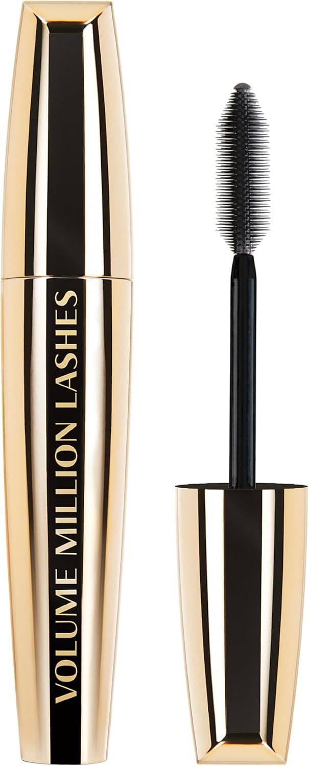 L'Oreal Paris Volume Million Lashes Mascara, Gives Lashes Intense, Defined Volume with No Clumps, Brown, 9 ml (Pack of 1)