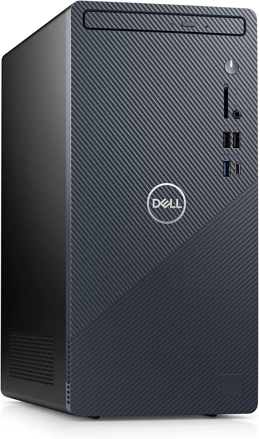 Dell 2023 Inspiron 3910 Business Tower Desktop Computer, 12th Gen Intel Hexa-Core i5-12400 up to 4.4GHz (Beat i7-11700), 8GB DDR4 RAM, 256GB PCIe SSD + 1TB HDD, WiFi 6, Bluetooth, Windows 11 Pro