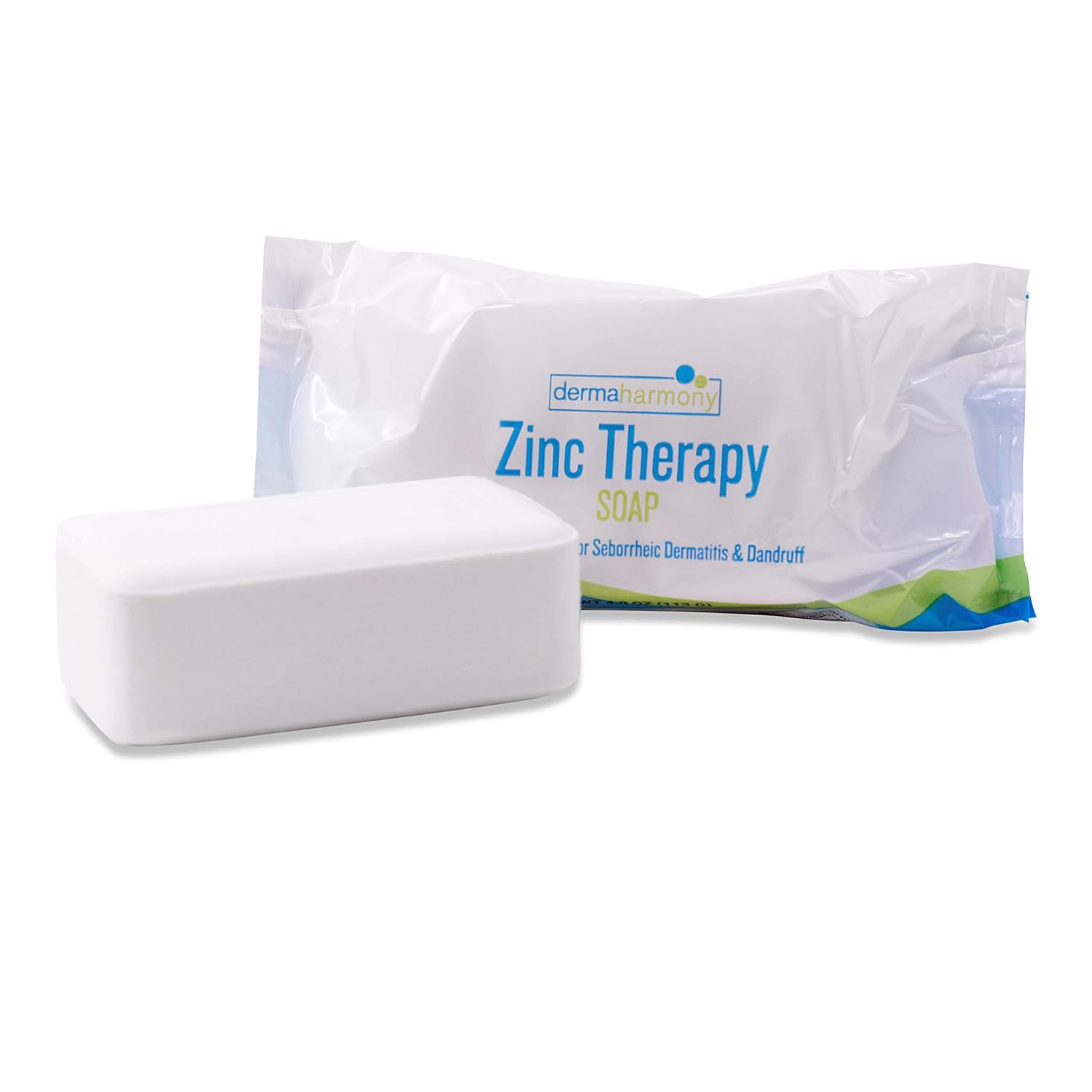2% Pyrithione Zinc (ZnP) Bar Soap 4 oz - Crafted for Those with Skin Conditions - Seborrheic Dermatitis, Dandruff, Psoriasis, Eczema, etc.
