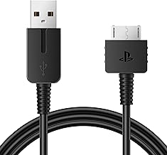Funturbo Upgraded PS Vita Charger Cable, PlayStation Vita Charging Cable PSV 1000 USB Data & Power Charger Cord 3.3 ft