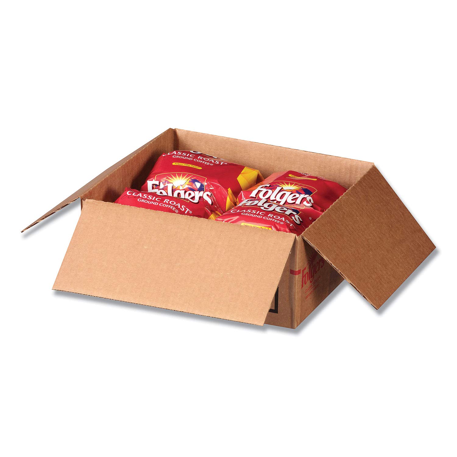 Folgers Classic Roast Medium Roast Ground Coffee, 40- 1.05 Ounce Filter Packs