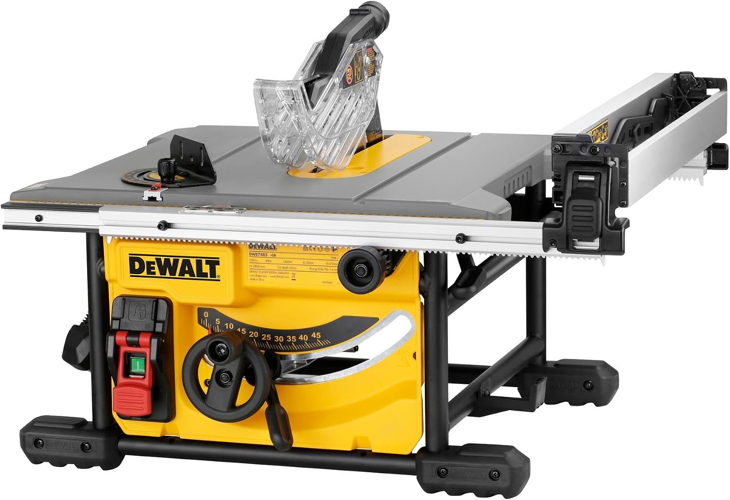 DEWALT DWE7485-QS Saw De Mesa 1.850w O210mm for DIYers & professionals, made for cutting and finishing jobs, 1.850w, single unit