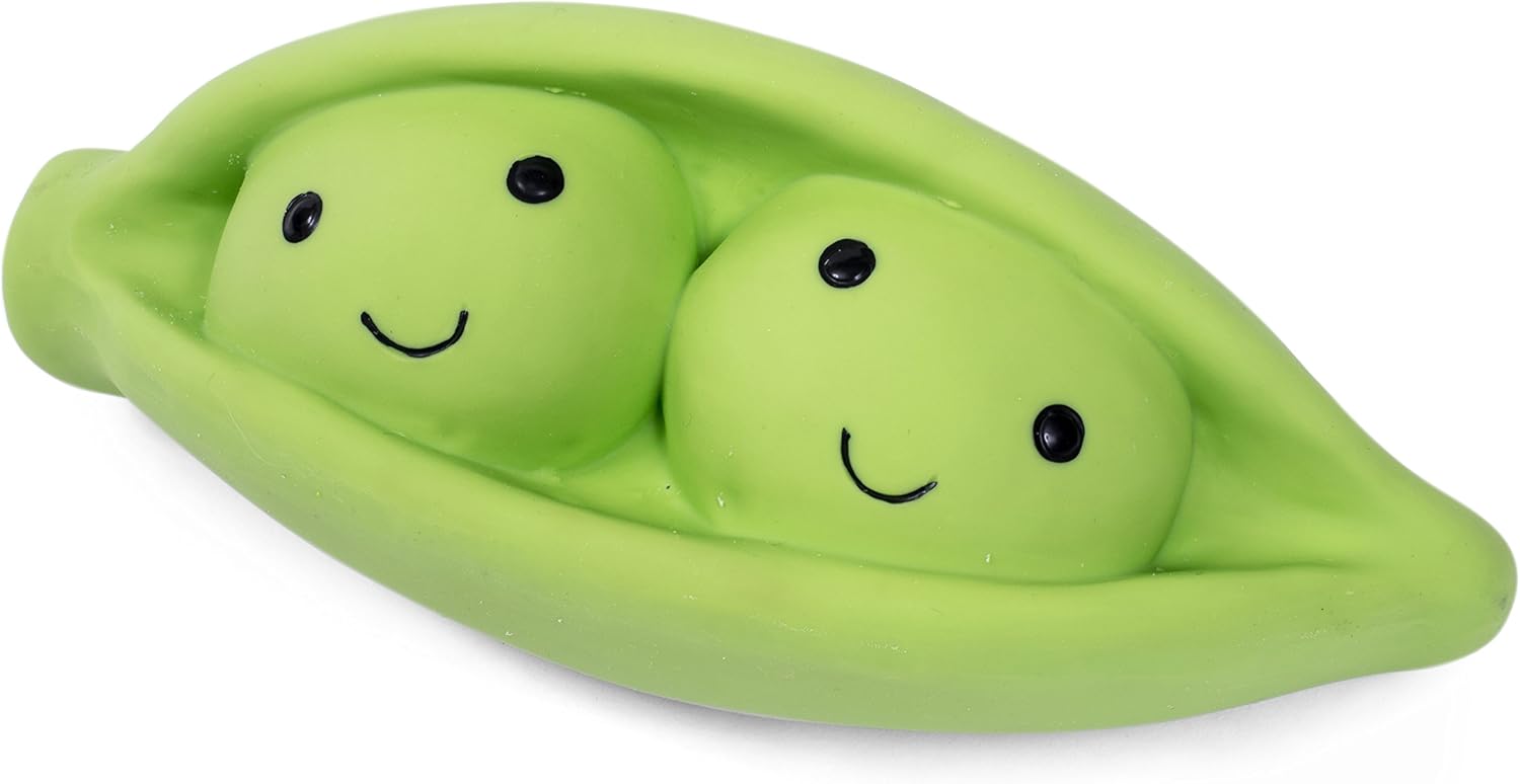 Petface Latex Pea Pod Soft Chew Dog Toy, Large