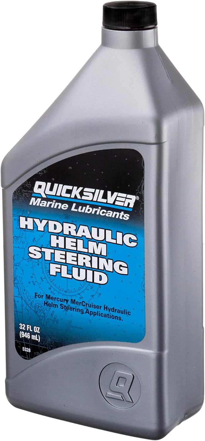 Quicksilver 858078Q01 Hydraulic Helm Steering Fluid - 32 Oz. Bottle