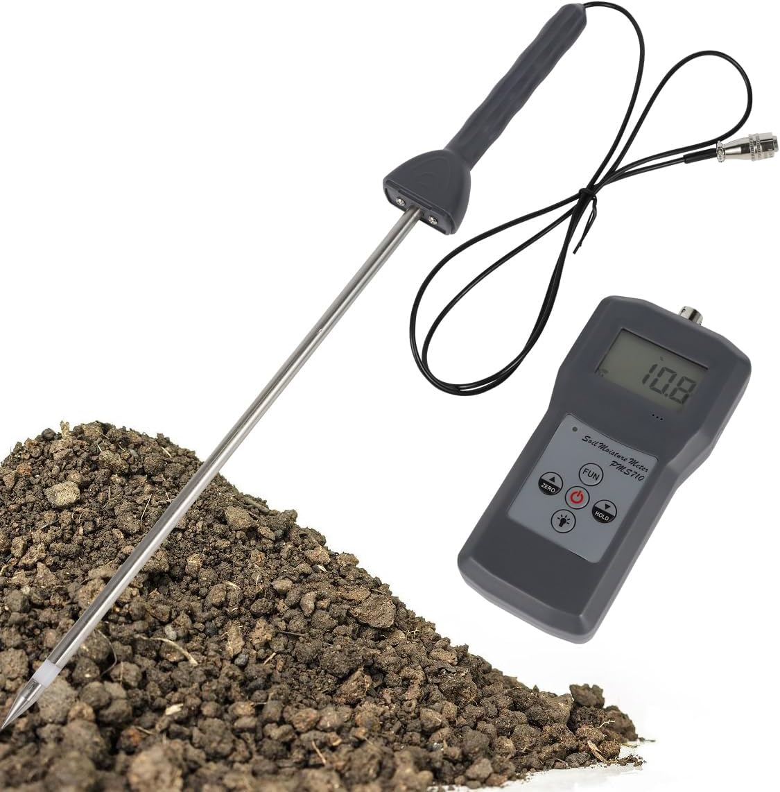 PMS710 Digital Soil Moisture Meter for Soil River Sand Analyze Moisture Measuring