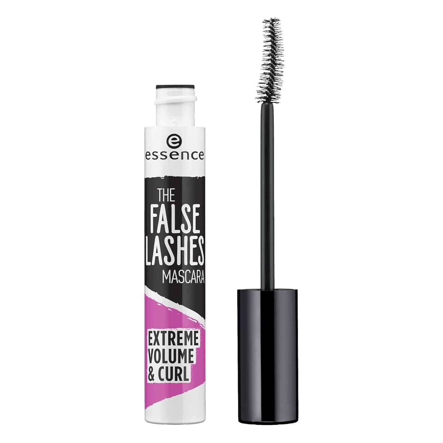 essence | The False Lashes Mascara Extreme Volume and Curl | Vegan & Paraben Free | Cruelty Free - Black