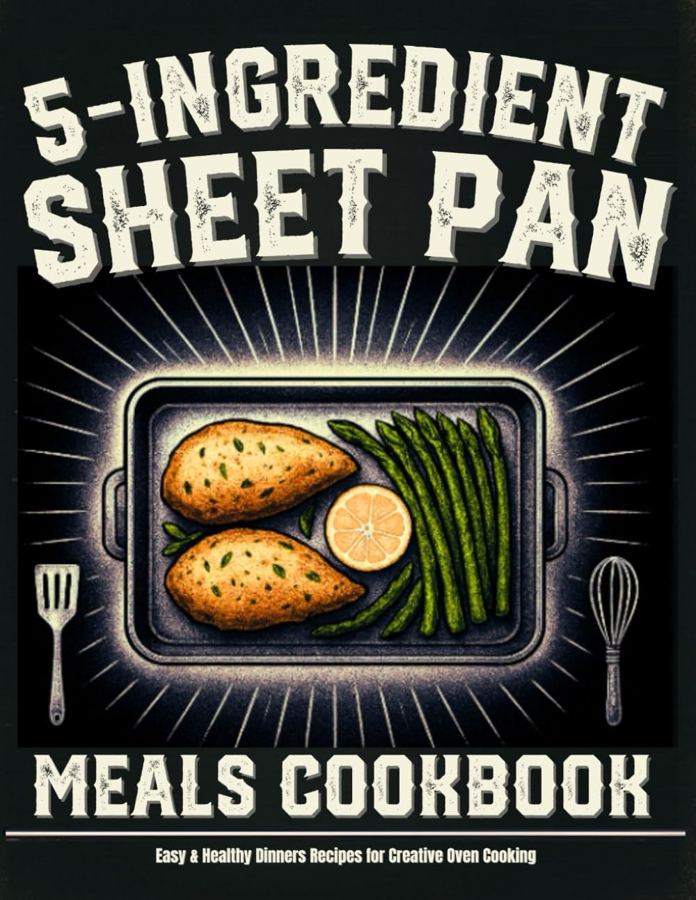 5 Ingredient Sheet Pan Meals Cookbook: Easy & Healthy Dinners Recipes for Creative Oven Cooking